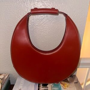 Large Staud Moon Bag in Cognac